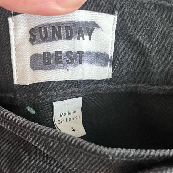 Aritzia Sunday best black mid rise baggy jeans - Picture 11 of 14